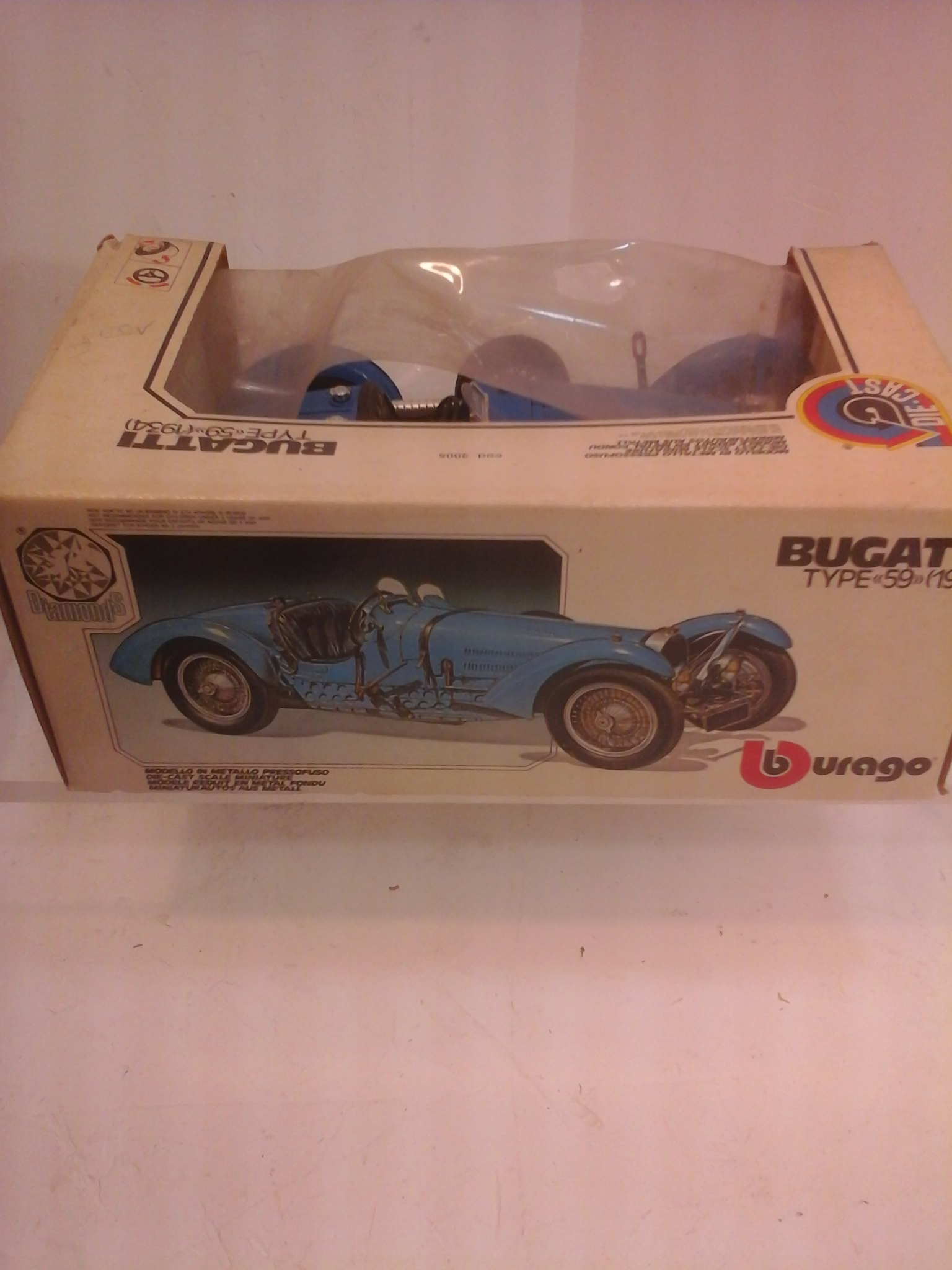 Voir photo 4 de 1/18 - Burago - Bburago - BUGATTI TYPE 59 - 3005 PREMIERE BOITE / FIRST EDITION 1/18 - Burago - Bburago - BUGATTI TYPE 59 - 3005 PREMIERE BOITE / FIRST EDITION Parfait état reconditionné photo 4
