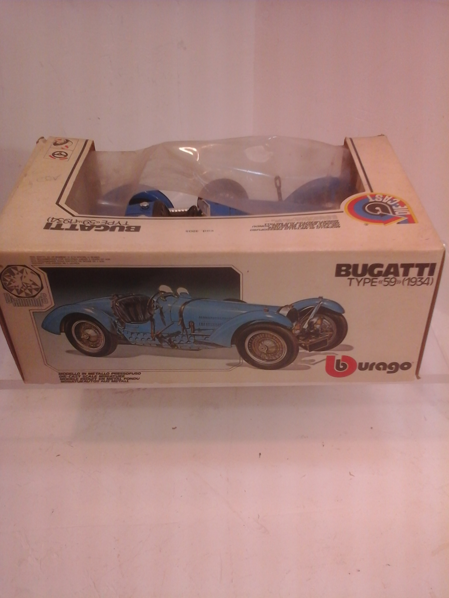 Voir photo 5 de 1/18 - Burago - Bburago - BUGATTI TYPE 59 - 3005 PREMIERE BOITE / FIRST EDITION 1/18 - Burago - Bburago - BUGATTI TYPE 59 - 3005 PREMIERE BOITE / FIRST EDITION Parfait état reconditionné photo 5