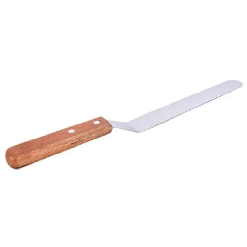 1 Spatule Couteau Lisseur Pelle Coudée À Pâtisser En Bois Acajou Et Acier Inoxydable Courbé Souple - Lisser Pour Crème , Glaçage, Nappage Pour Gâteau , Cake Design , Pâtisserie ... Bon état reconditionné disponible sur Rakuten