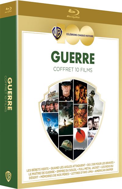 100 Ans Warner Coffret Films de guerre Blu-ray État correct - 40,98 € 100 Ans Warner Coffret Films de guerre Blu-ray État correct reconditionné disponible sur Fnac