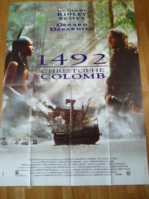 1492 - Christophe Colomb - 1992 - Ridley Scott - 120x160cm - Affiche de cinéma originale État correct N/A reconditionné disponible sur Fnac