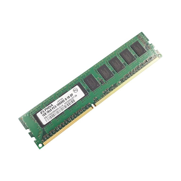 1Go RAM DDR3  EBJ10EE8BAWA-DJ-E PC3-10600E 1333MHz 1Rx8 - Très bon état Très bon état N/A reconditionné disponible sur Pixmania