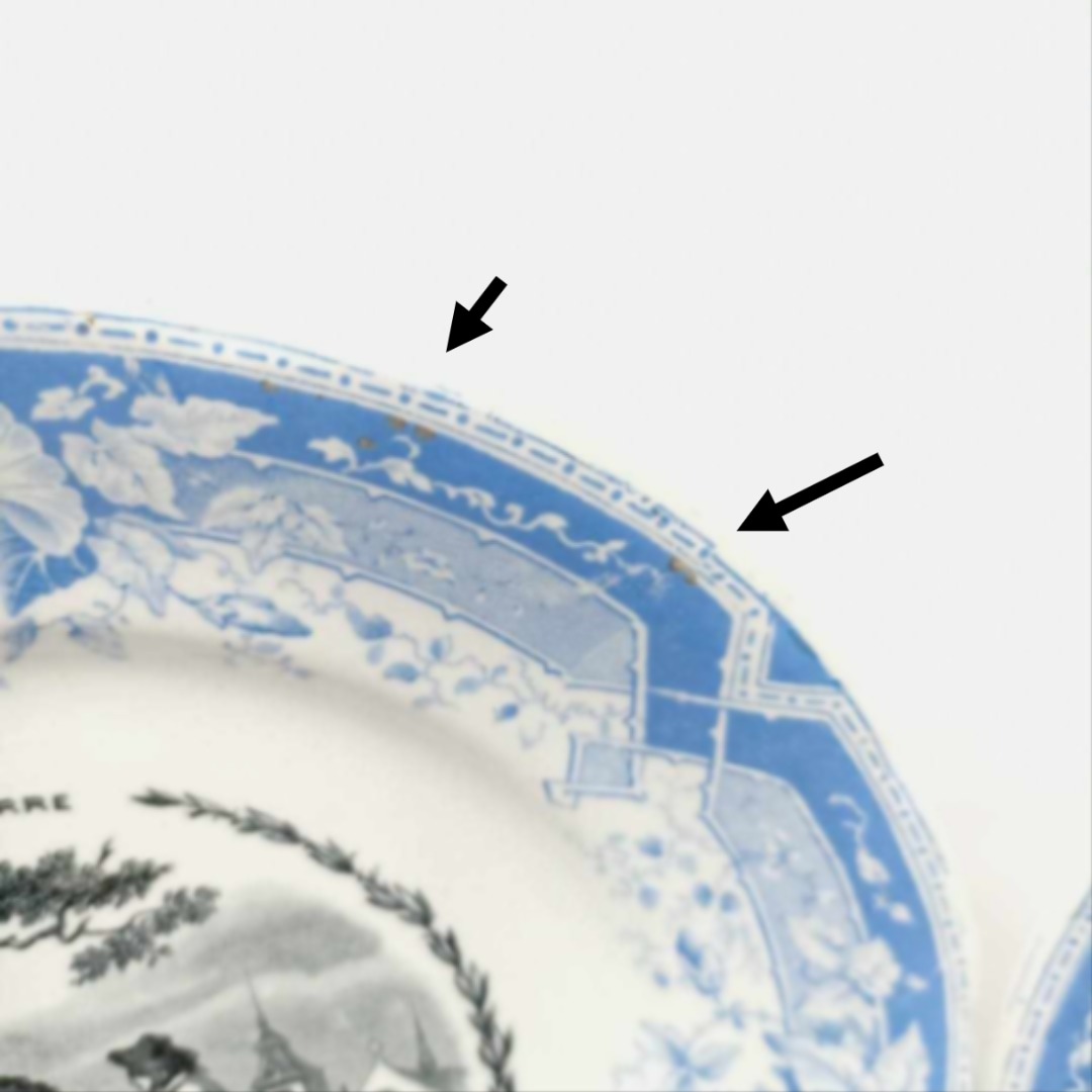 Voir photo 7 de 2 assiettes parlantes HB porcelaine de Choisy-Le-Roi 2 assiettes parlantes HB porcelaine de Choisy-Le-Roi État correct reconditionné photo 7