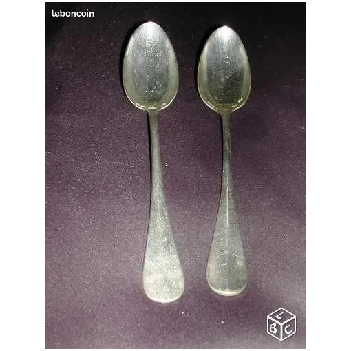 2 Grandes Cuillères En Métal Argenté occasion reconditionné disponible sur Rakuten