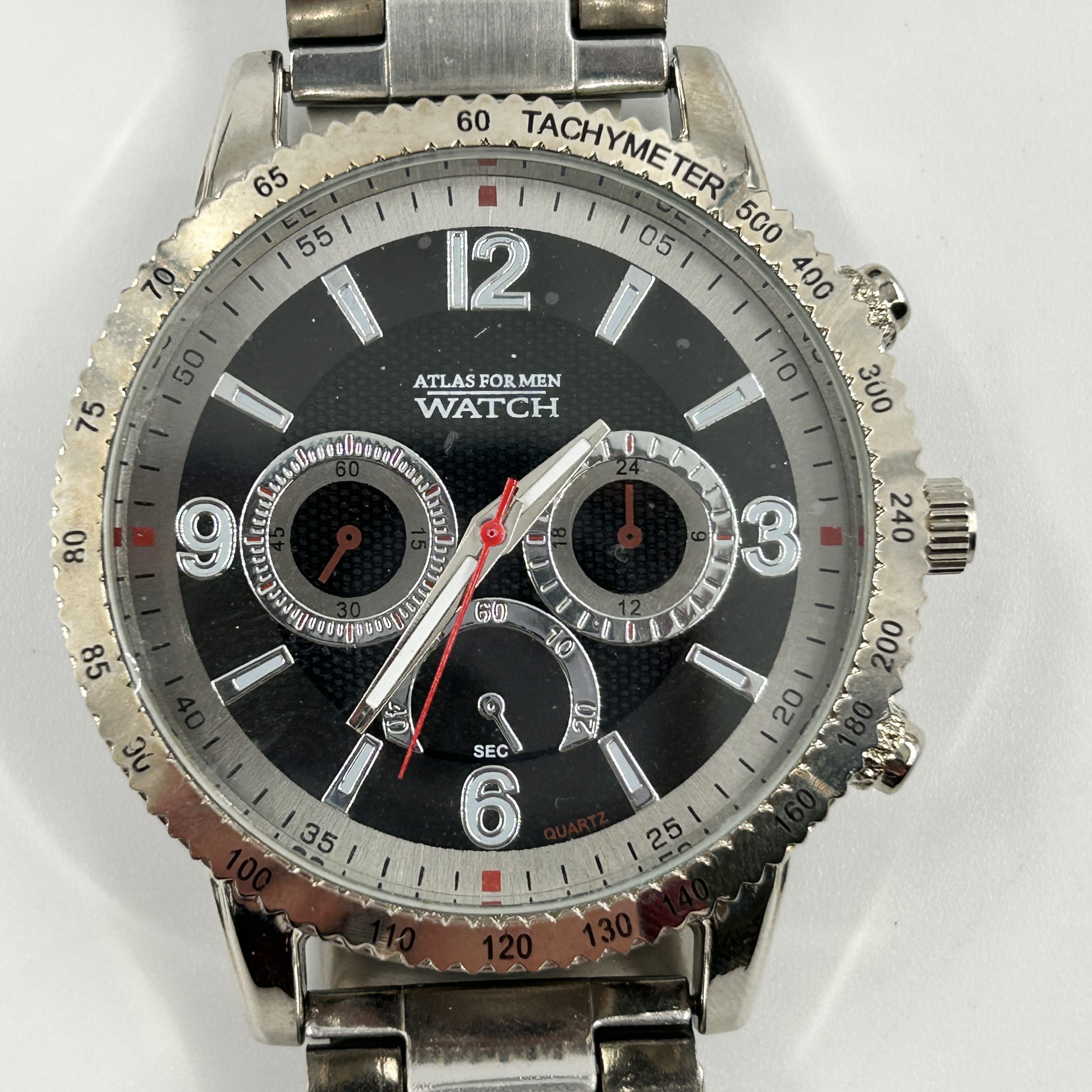 Voir photo 3 de 2 montres à quartz Atlas for men 2 montres à quartz Atlas for men Bon état reconditionné photo 3