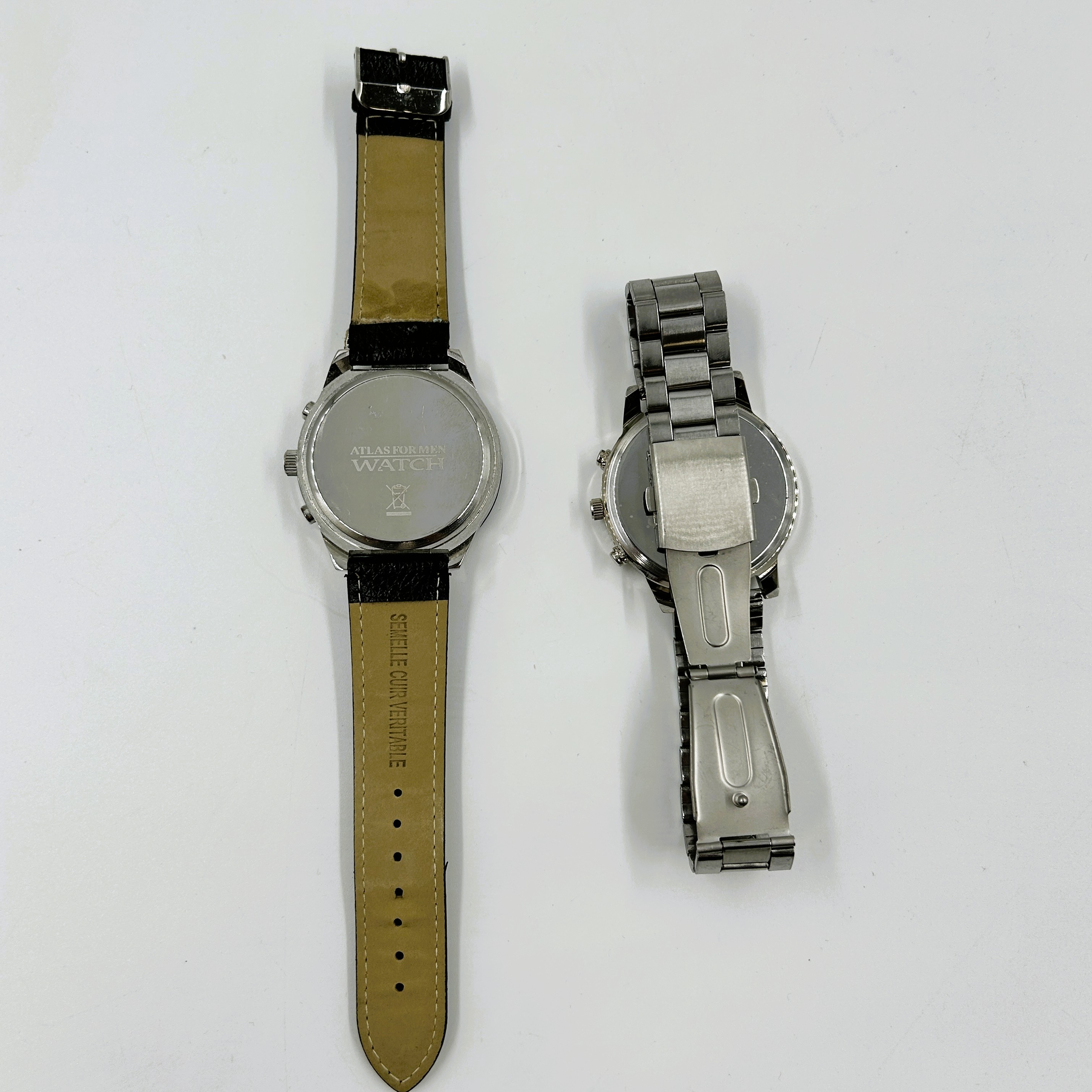 Voir photo 4 de 2 montres à quartz Atlas for men 2 montres à quartz Atlas for men Bon état reconditionné photo 4