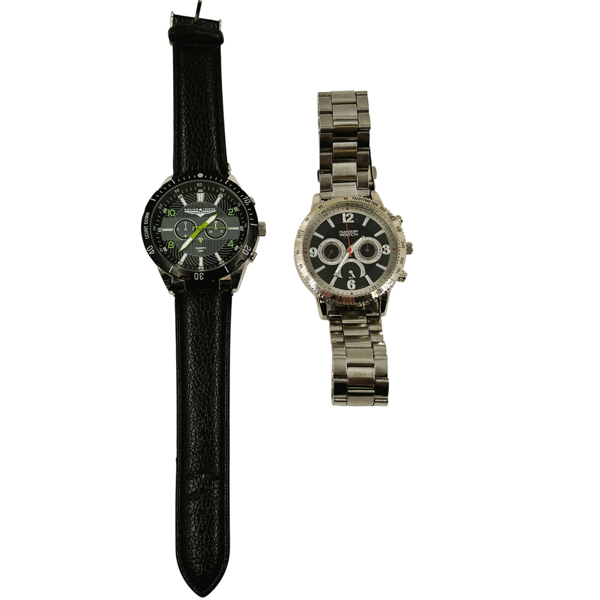 2 montres à quartz Atlas for men Bon état - alternatives disponibles sur Dero 2 montres à quartz Atlas for men Bon état reconditionné (offre indisponible)