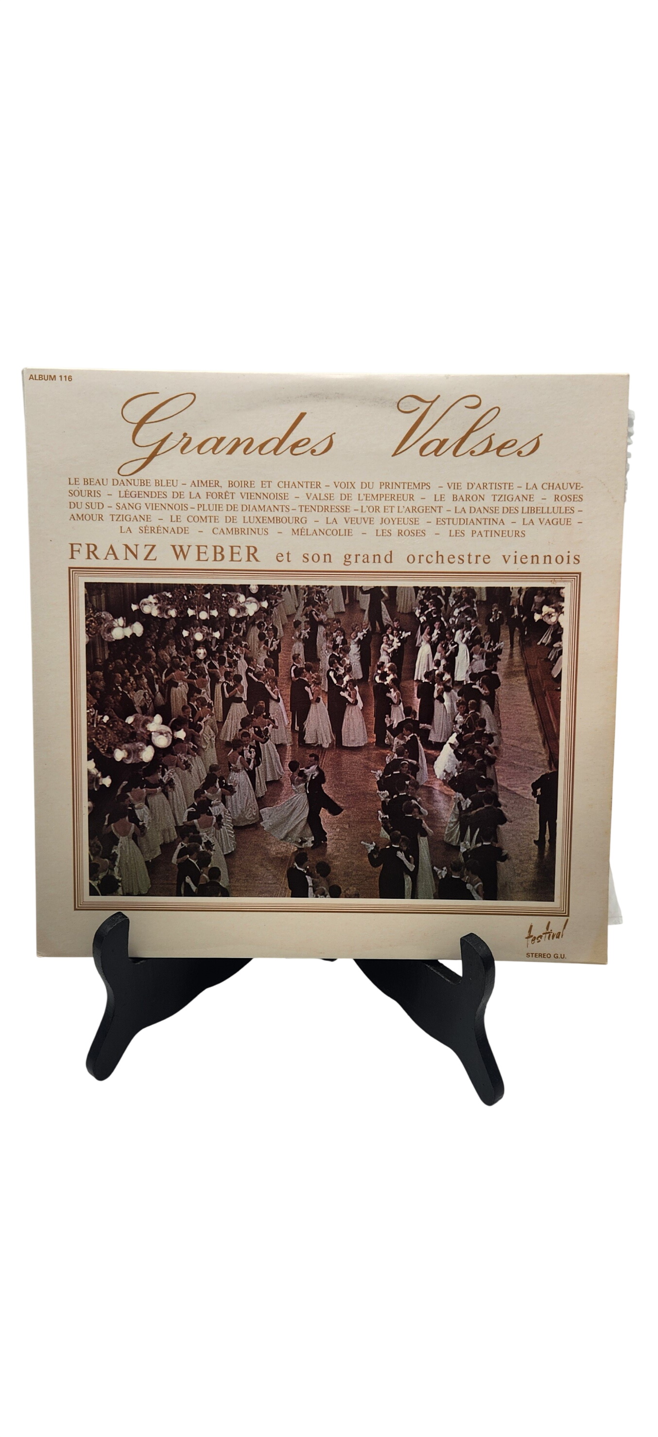 Acheter 2 Vinyles 33 Tours - Grandes Valses de Franz Weber et son grand orchestre viennois Très bon état - 10,00 € 2 Vinyles 33 Tours - Grandes Valses de Franz Weber et son grand orchestre viennois Très bon état reconditionné disponible sur Label Emmaüs
