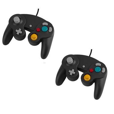 2 X Manette pour Nintendo Wii, Wii U et Gamecube - Noir - Straße Game ® État correct N/A reconditionné disponible sur Fnac