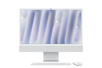 24" écran retina Verre nano-texturé 4,5K 256Go 16Go RAM Puce M4 CPU 10 coeur GPU 10 cours Argent Bon état Apple reconditionné disponible sur Darty