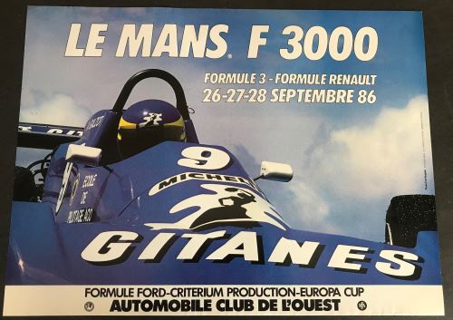 24H du Mans - 1986 - F 3000 - AFFICHE État correct N/A reconditionné disponible sur Fnac