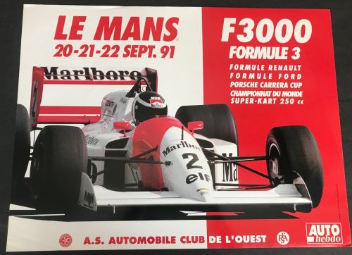 Acheter 24H du Mans - 1991 - Formule 3 - AFFICHE État correct - 29,99 € 24H du Mans - 1991 - Formule 3 - AFFICHE État correct N/A reconditionné disponible sur Fnac