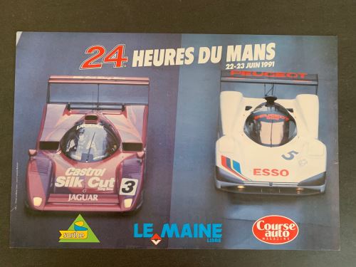 Acheter 24H du Mans - 1991 - Jaguar - AFFICHE État correct - 29,99 € 24H du Mans - 1991 - Jaguar - AFFICHE État correct N/A reconditionné disponible sur Fnac
