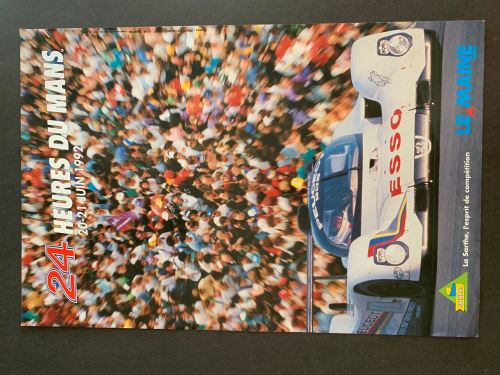 24H du Mans - 1992 - Peugeot / Esso - AFFICHE État correct N/A reconditionné disponible sur Fnac