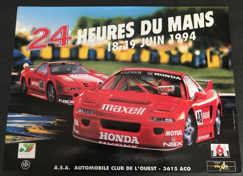 Acheter 24H du Mans - 1994 - Honda - AFFICHE État correct - 29,99 € 24H du Mans - 1994 - Honda - AFFICHE État correct N/A reconditionné disponible sur Fnac