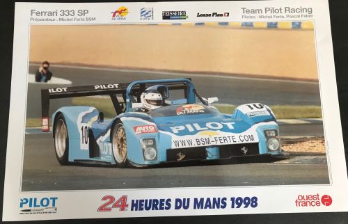 24H du Mans - 1998 - Ferrari 333 SP - AFFICHE État correct N/A reconditionné disponible sur Fnac