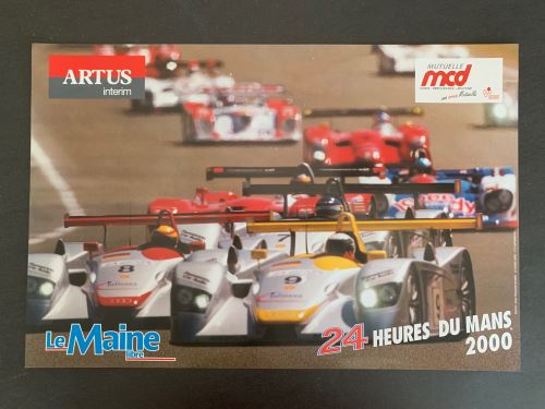 24H du Mans - 2000 - Audi Voiture - AFFICHE État correct N/A reconditionné disponible sur Fnac