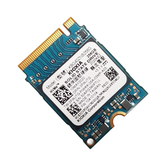 256Go Kioxia KBG40ZNS256G SSD NVMe M.2 2230 M 0FWJTG Reconditionné Kioxia reconditionné disponible sur Cdiscount Seconde Vie