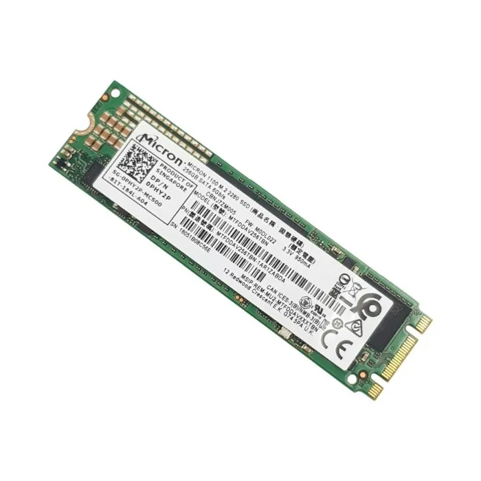 256Go Micron MTFDDAV256TBN SSD SATA M.2 2280 M+B 0PHY2P Reconditionné Micron reconditionné disponible sur Cdiscount Seconde Vie