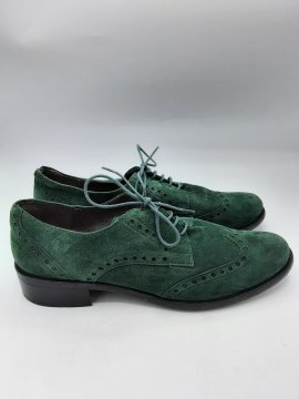 Acheter 2661 Derbies FOLIE'S CHAUSS vertes de seconde main - 25,00 € 2661 Derbies FOLIE'S CHAUSS vertes de seconde main N/A reconditionné disponible sur Claquettes Market