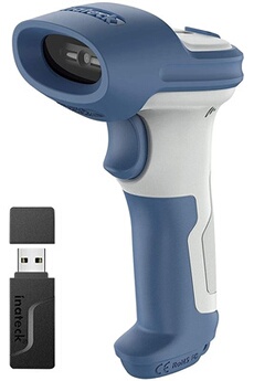 2D Scanner de Code-Barres sans Fil, Bluetooth 5,0 et 2,4Ghz Bon état - 59,99 € 2D Scanner de Code-Barres sans Fil, Bluetooth 5,0 et 2,4Ghz Bon état Inateck reconditionné disponible sur Darty