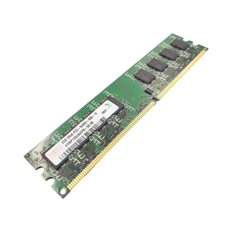 2Go RAM DDR2 HYMP125U64CP8-S6 DIMM PC2-6400 2Rx8 - Très bon état Très bon état SK Hynix reconditionné disponible sur Pixmania | Dero