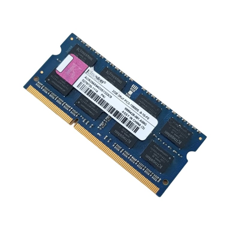 2Go RAM DDR3  ACR256X64D3S1333C9 SO-DIMM 2Go PC3-10600S 2Rx8 - Très bon état Très bon état reconditionné disponible sur Pixmania