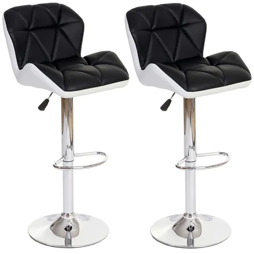 2x tabouret de bar Hamilton, chaise de comptoir, bois, similicuir, rotatif anthracite Bon état reconditionné disponible sur Rakuten