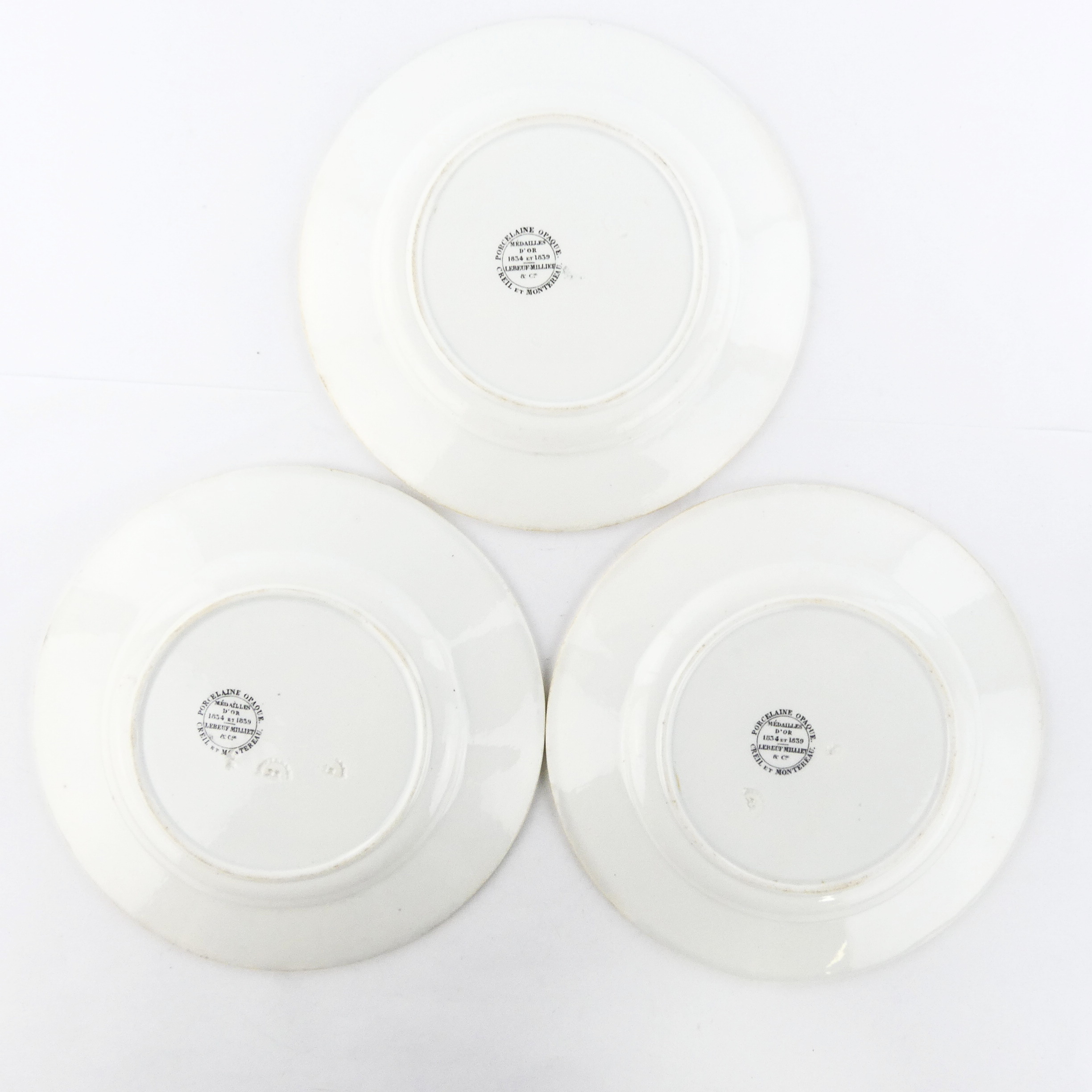 Voir photo 6 de 3 assiettes parlantes Creil et Montereau série Vices et vertus 3 assiettes parlantes Creil et Montereau série Vices et vertus Bon état reconditionné photo 6