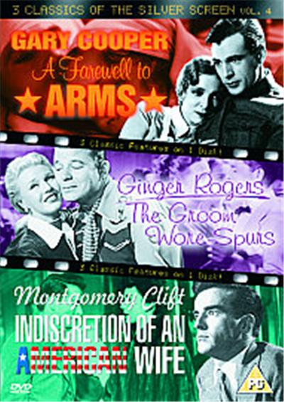 3 Classics Of The Silver Screen - Vol. 4 - A Farewell To Arms / The Groom Wore Spurs / Indiscretion Of An American Wife État correct reconditionné disponible sur Fnac