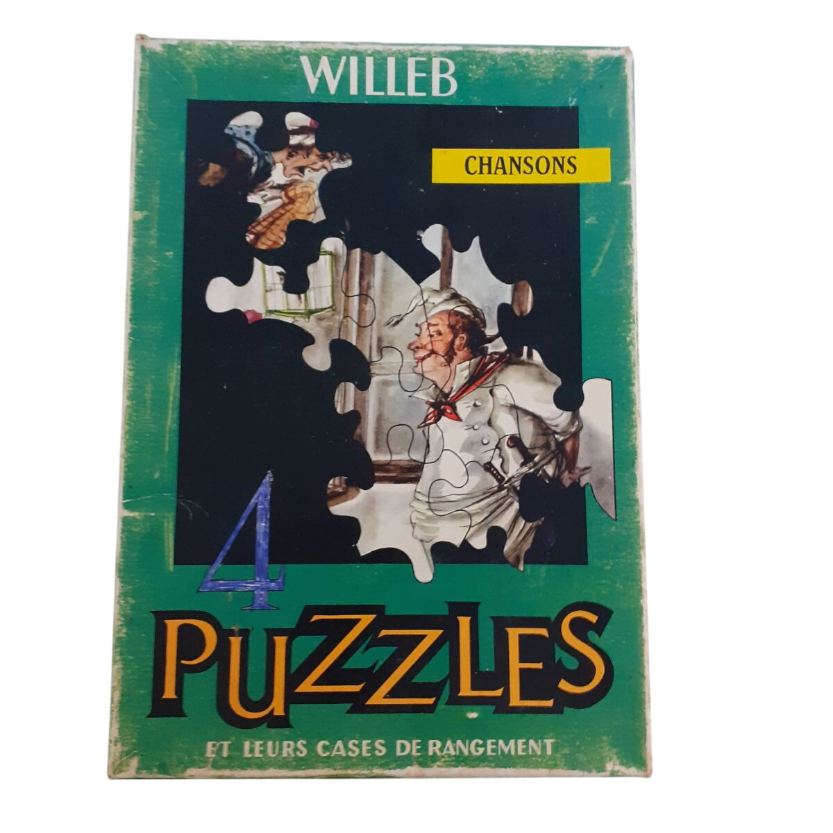 Acheter 3 Puzzles Anciens dans une boite - Willeb Bon état - 10,00 € 3 Puzzles Anciens dans une boite - Willeb Bon état reconditionné disponible sur Label Emmaüs