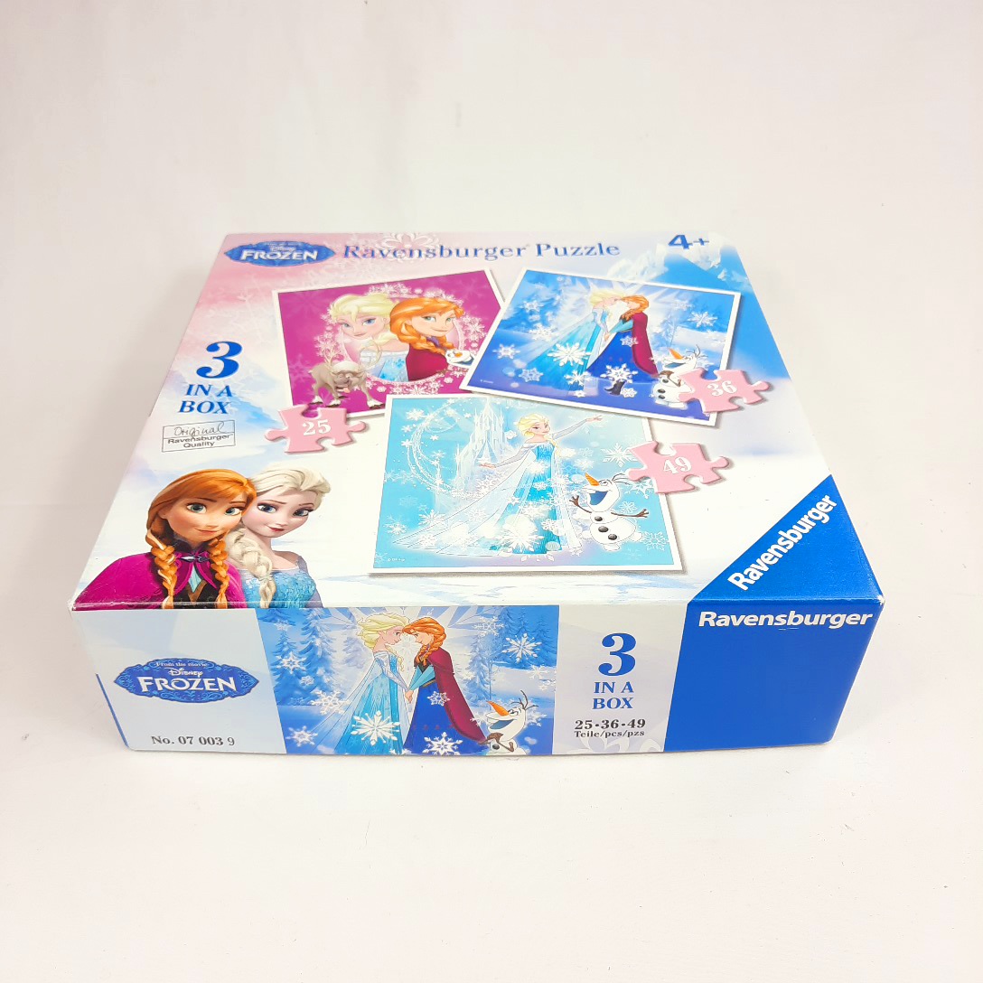 Voir photo 2 de 3 Puzzles "Reine des neiges" Ravensburger 4 ans et + 3 Puzzles "Reine des neiges" Ravensburger 4 ans et + Très bon état reconditionné photo 2