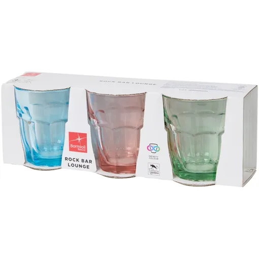 Acheter 3 Verres Rock Bar Lounge Bormioli Rocco occasion - 12,00 € 3 Verres Rock Bar Lounge Bormioli Rocco occasion reconditionné disponible sur Rakuten