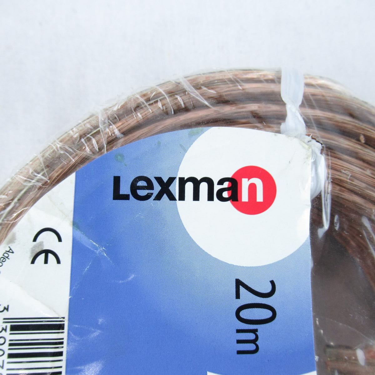 Voir photo 10 de 30 mètres de câble Hi-Fi OFC 2x1.5 mm² - Lexman 30 mètres de câble Hi-Fi OFC 2x1.5 mm² - Lexman bon état reconditionné photo 10
