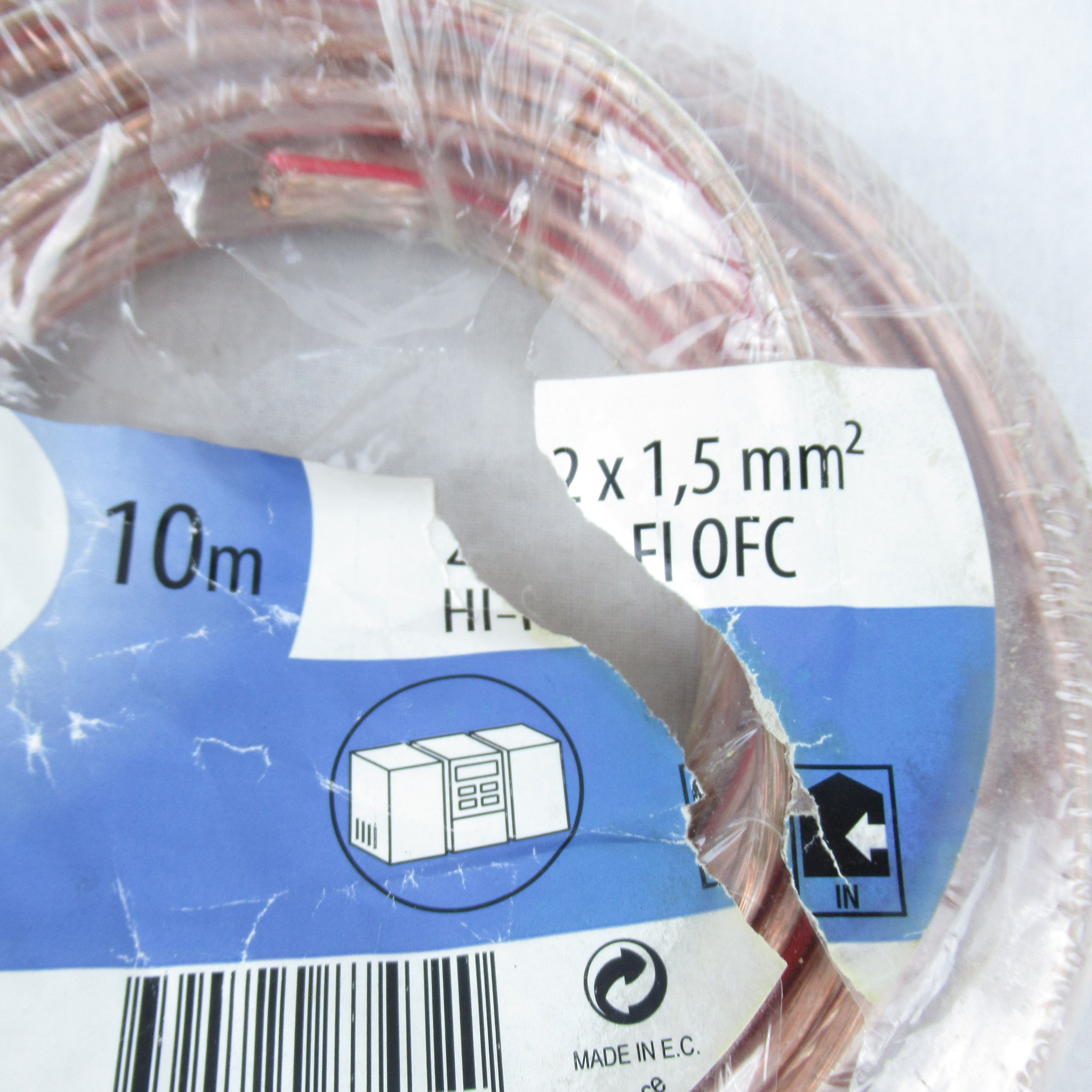 Voir photo 3 de 30 mètres de câble Hi-Fi OFC 2x1.5 mm² - Lexman 30 mètres de câble Hi-Fi OFC 2x1.5 mm² - Lexman bon état reconditionné photo 3