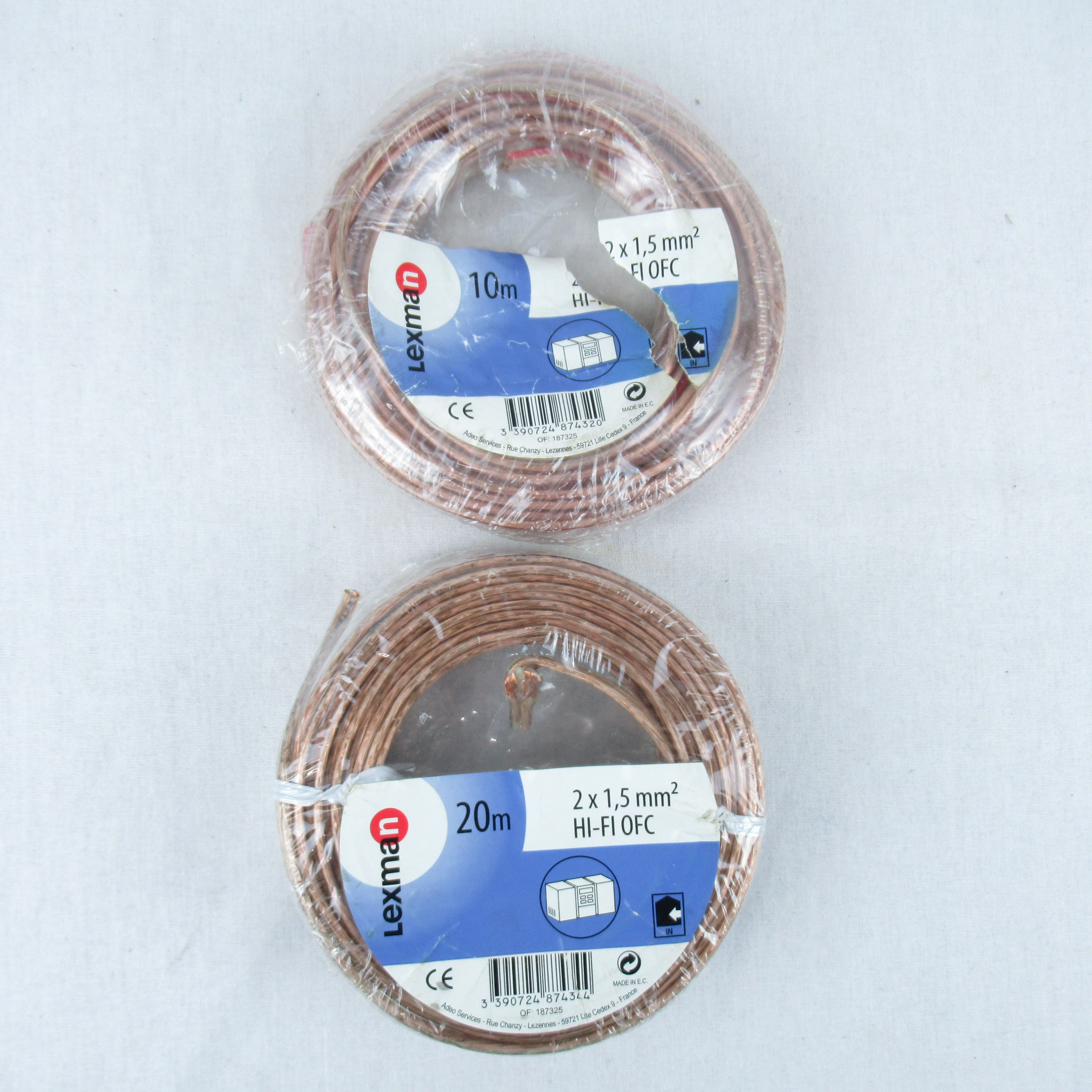Acheter 30 mètres de câble Hi-Fi OFC 2x1.5 mm² - Lexman bon état - 15,00 € 30 mètres de câble Hi-Fi OFC 2x1.5 mm² - Lexman bon état reconditionné disponible sur Label Emmaüs