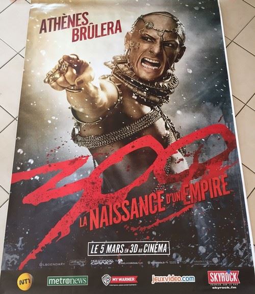 300 - La Naissance d'un Empire - 120x175 cm - AFFICHE / POSTER État correct reconditionné disponible sur Fnac