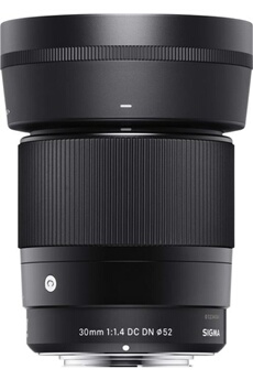 30mm f/1.4 DC DN contemporary pour Micro 4/3 Très bon état Sigma reconditionné disponible sur Darty