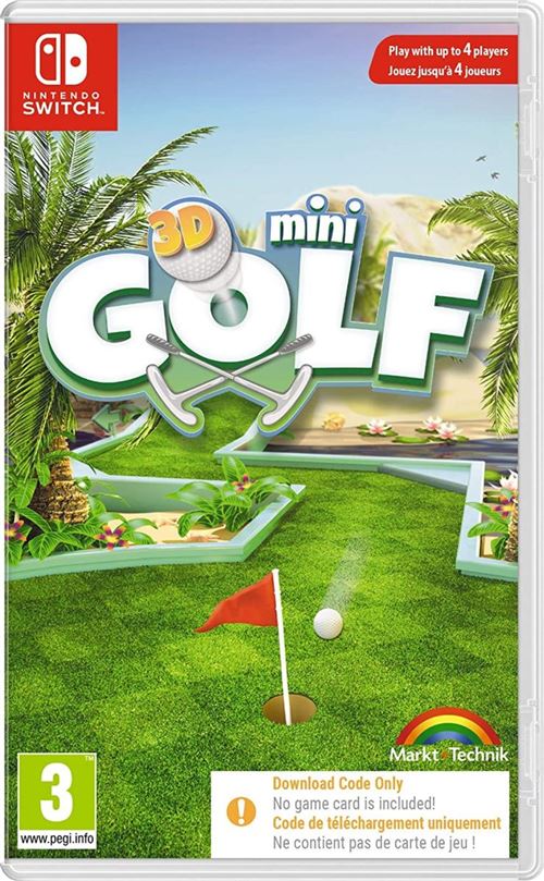 3D Mini Golf Nintendo SWITCH (Code de téléchargement) État correct reconditionné disponible sur Fnac