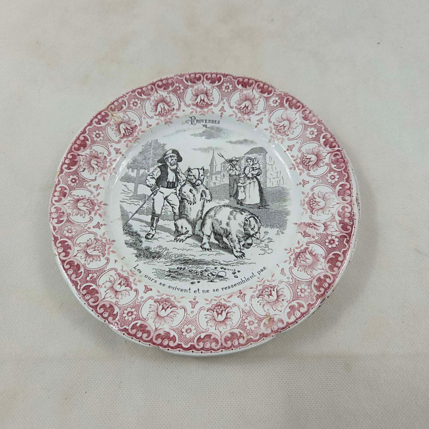 Voir photo 4 de 4 assiettes vintage proverbes saint amant 4 assiettes vintage proverbes saint amant Bon état reconditionné photo 4