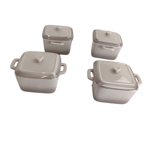 Acheter 4 Cassolettes en céramique grise Très bon état - 10,00 € 4 Cassolettes en céramique grise Très bon état reconditionné disponible sur Label Emmaüs