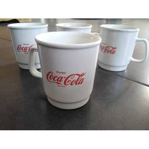 Acheter 4 Mug Coca Cola Bon état - 10,45 € 4 Mug Coca Cola Bon état reconditionné disponible sur Rakuten