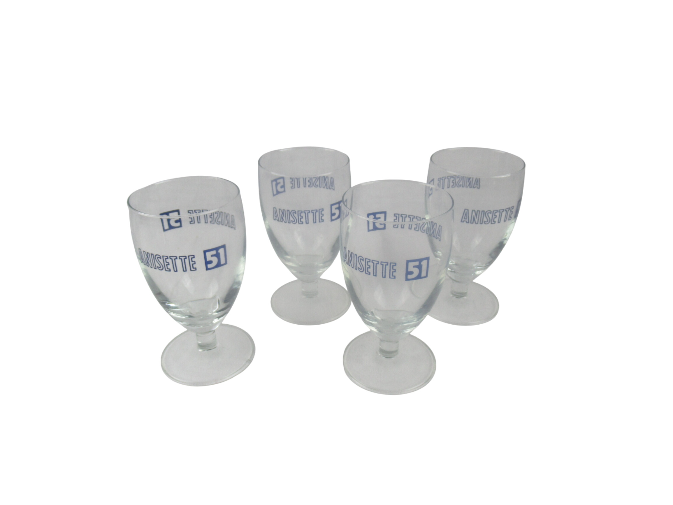 4 verres ballons à Pastis - Anisette 51 Très bon état - 20,00 € 4 verres ballons à Pastis - Anisette 51 Très bon état reconditionné disponible sur Label Emmaüs