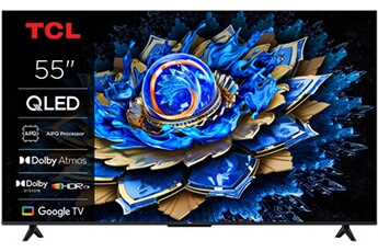 4K QLED 55T69C 140 cm 2025 Très bon état TCL reconditionné disponible sur Darty