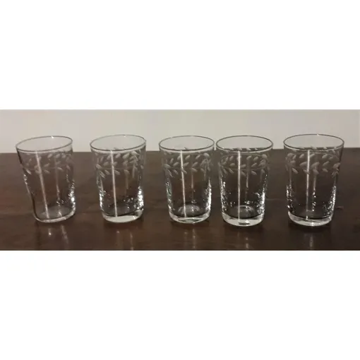 5 Anciens Verres À Liqueur Gravés occasion reconditionné disponible sur Rakuten