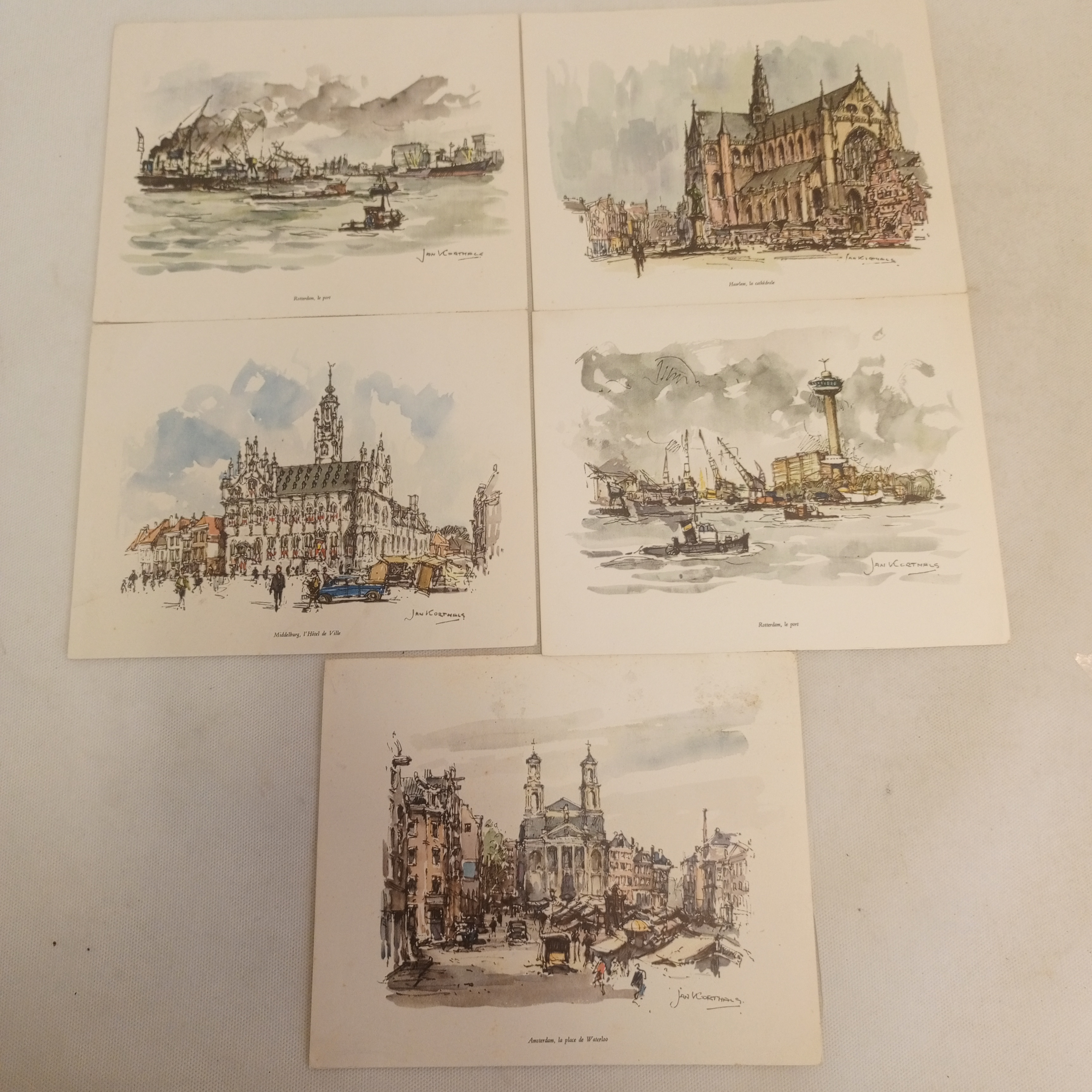 Acheter 5 Lithographies des Pays-Bas - Jan Korthals État correct - 10,50 € 5 Lithographies des Pays-Bas - Jan Korthals État correct reconditionné disponible sur Label Emmaüs