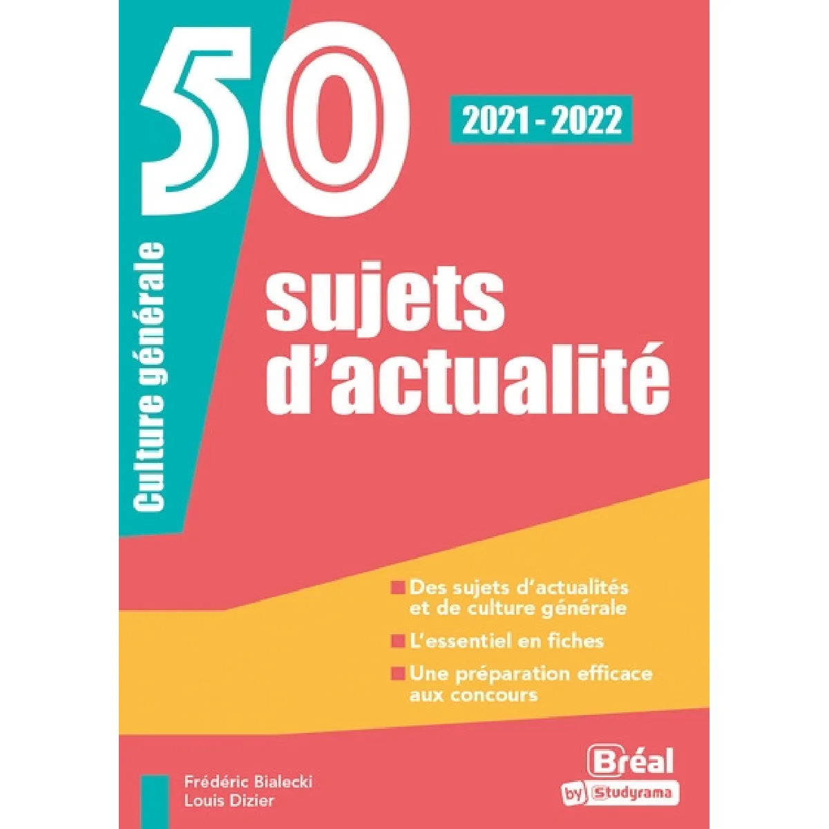 Acheter 50 sujets d'actualité : culture générale : 2021-2022 État correct - 15,00 € 50 sujets d'actualité : culture générale : 2021-2022 État correct N/A (Il ne s'agit pas d'une marque reconditionné disponible sur Rue du Commerce Seconde Vie