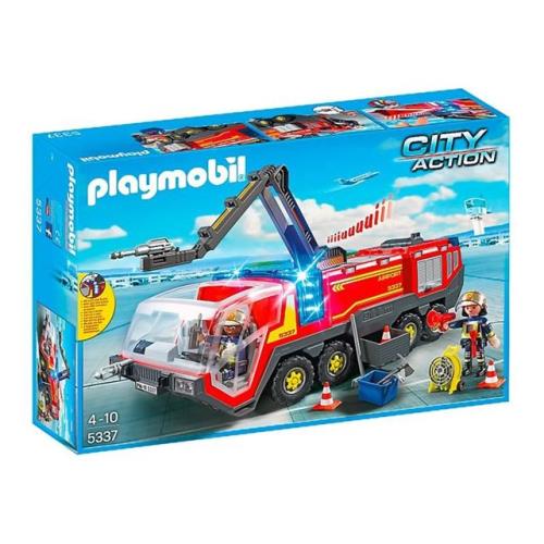 5337 Playmobil Pompiers avec véhicule aéroportuaire État correct Playmobil reconditionné disponible sur Fnac