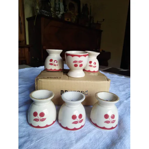 Acheter 6 Coquetiers En Porcelaine occasion - 17,00 € 6 Coquetiers En Porcelaine occasion reconditionné disponible sur Rakuten