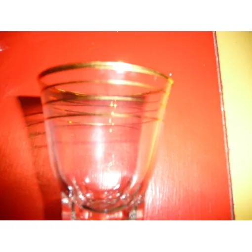 6 Verres Ancien Liseré Or Liqueur occasion reconditionné disponible sur Rakuten